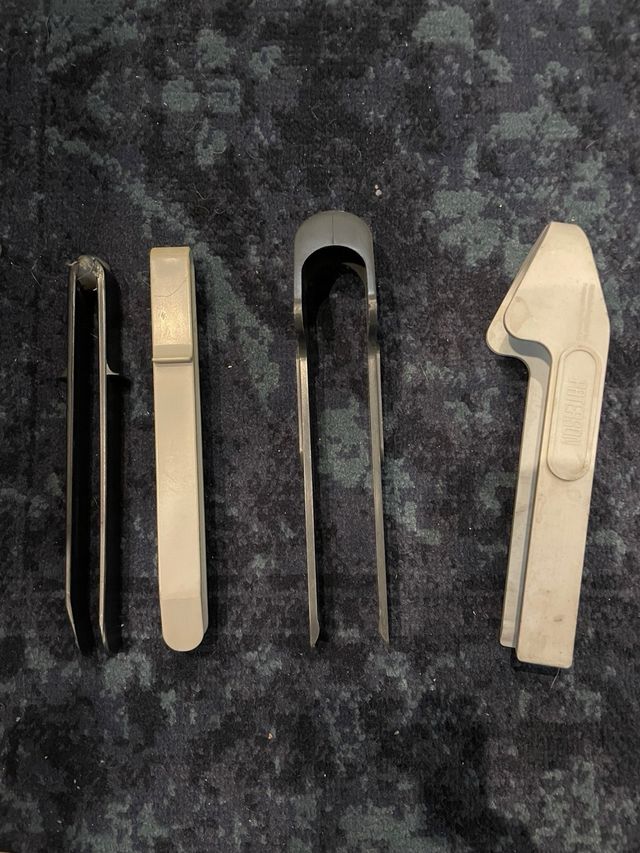 Pinzas laboratorio revelado