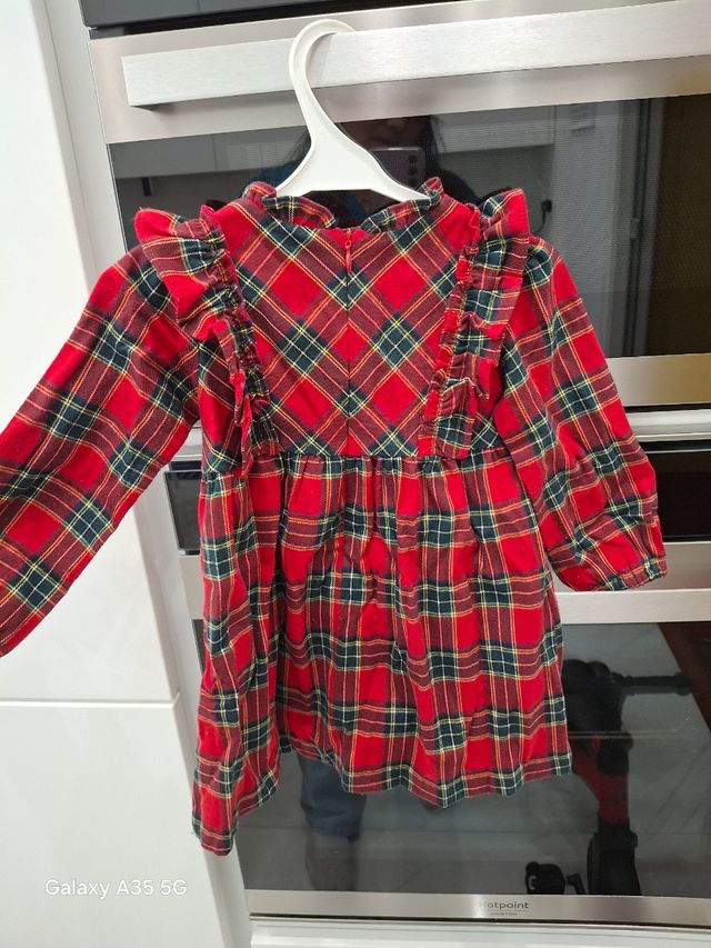 Vestito invernale natalizio per bimba