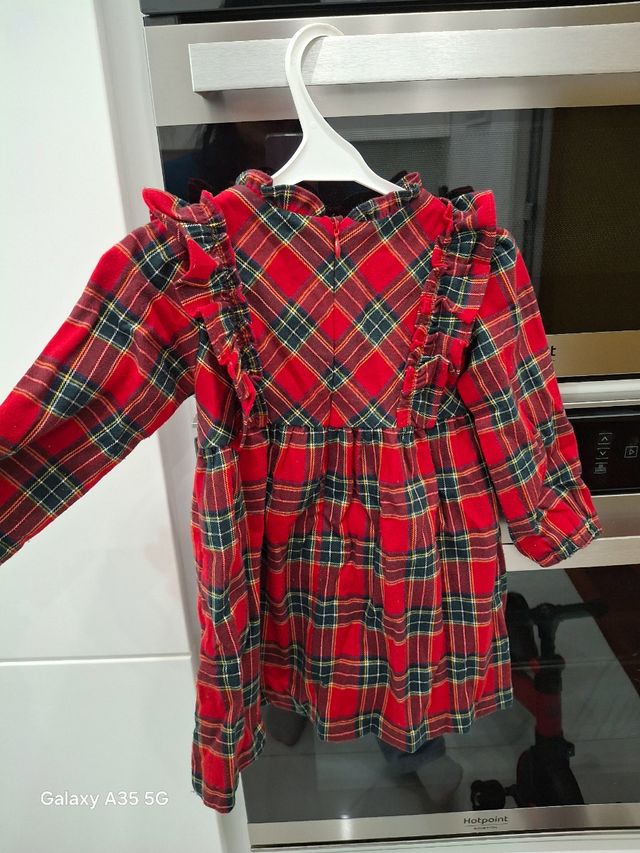 Vestito invernale natalizio per bimba