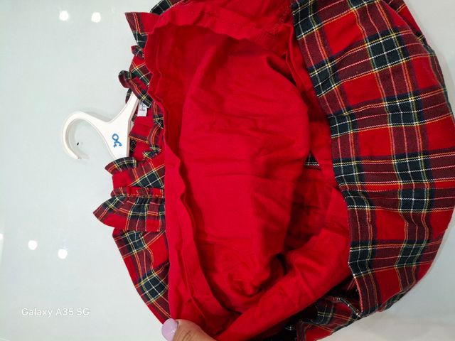 Vestito invernale natalizio per bimba