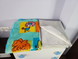 Manta Mini cuna y Colcha Cuna reversible