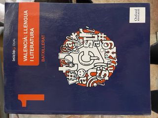 Valencià: Llengua i literatura 1 BACH