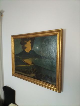 Cuadro antiguo óleo lienzo
