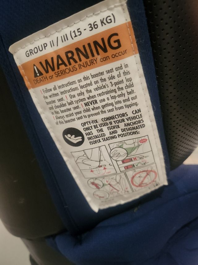 Silla niño coche grupo 2=3