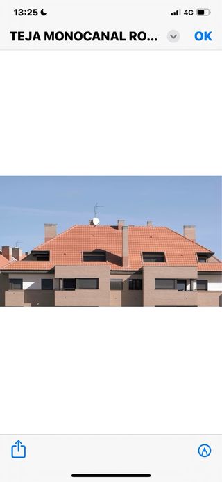 Teja Monocanal Roja a 1 eur und (Plana Alicantina)