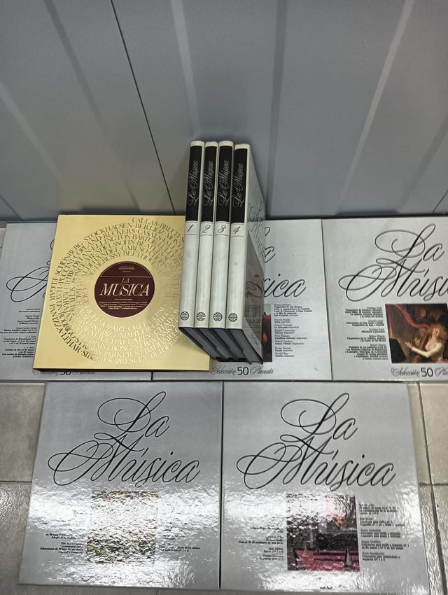 Vinilos y Libros Colección Planeta LA MÚSICA 