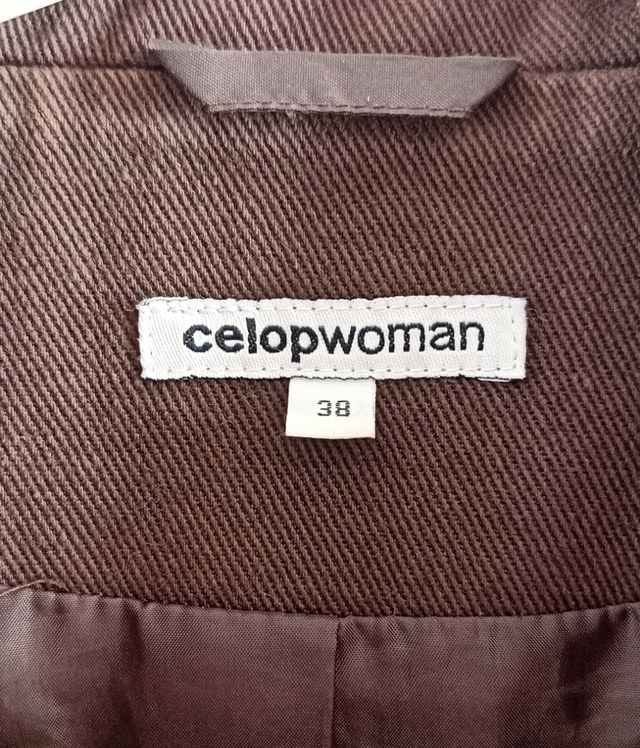 Chaqueta marrón celopwoman