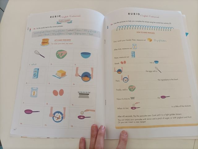 Cuadernillo Rubio inglés
