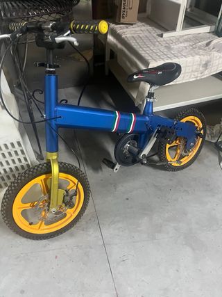 Bicicleta diseño plegable