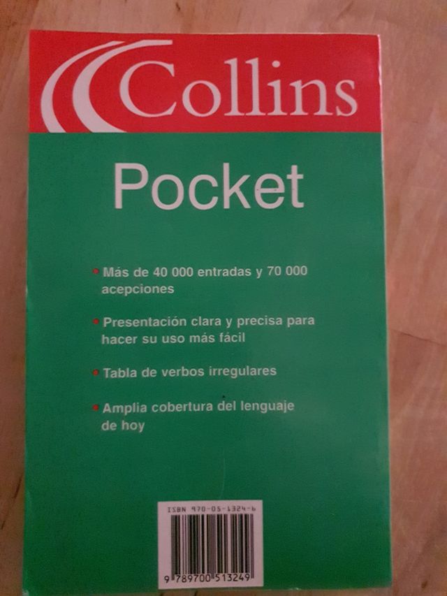 Diccionario idiomas Collins. Español - Italiano