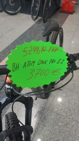 EBIKE BH ATOM LYNX PRO 8.2 ER822. SÓLO 2 TALLAS L.