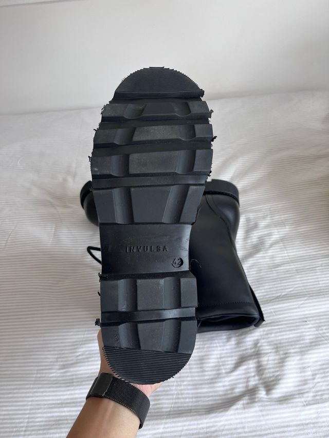 Botas piel seguridad con punta reforzada de hierro