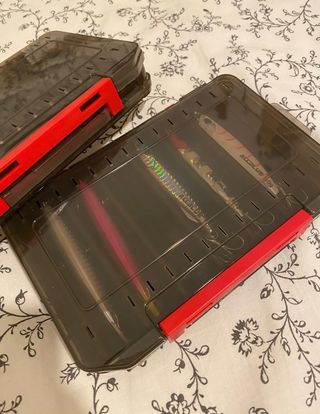 Caja pesca almacenamiento señuelos