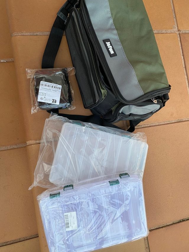 mochila accesorios pesca