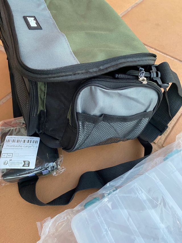 mochila accesorios pesca