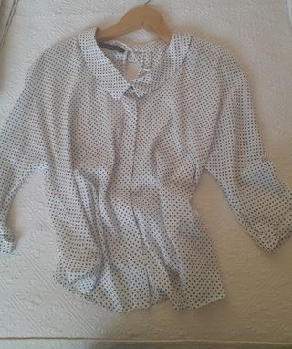 Camisa de lunares Zara