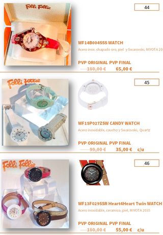 RELOJES , JOYERÍA Y BISUTERIA 