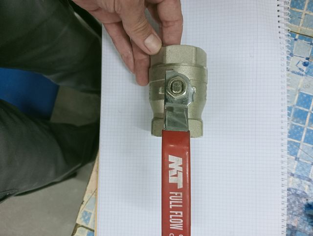 Llave de paso de bola DN40