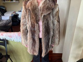 Chaquetón zorro plateado 