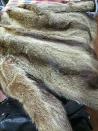 Chaquetón zorro plateado 