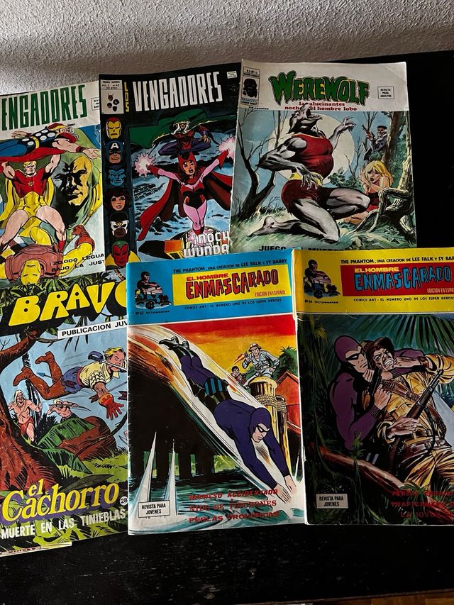 Lote comics Los Vengadores, WereWolf, etc