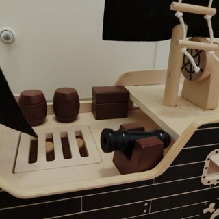 Barco pirata madera