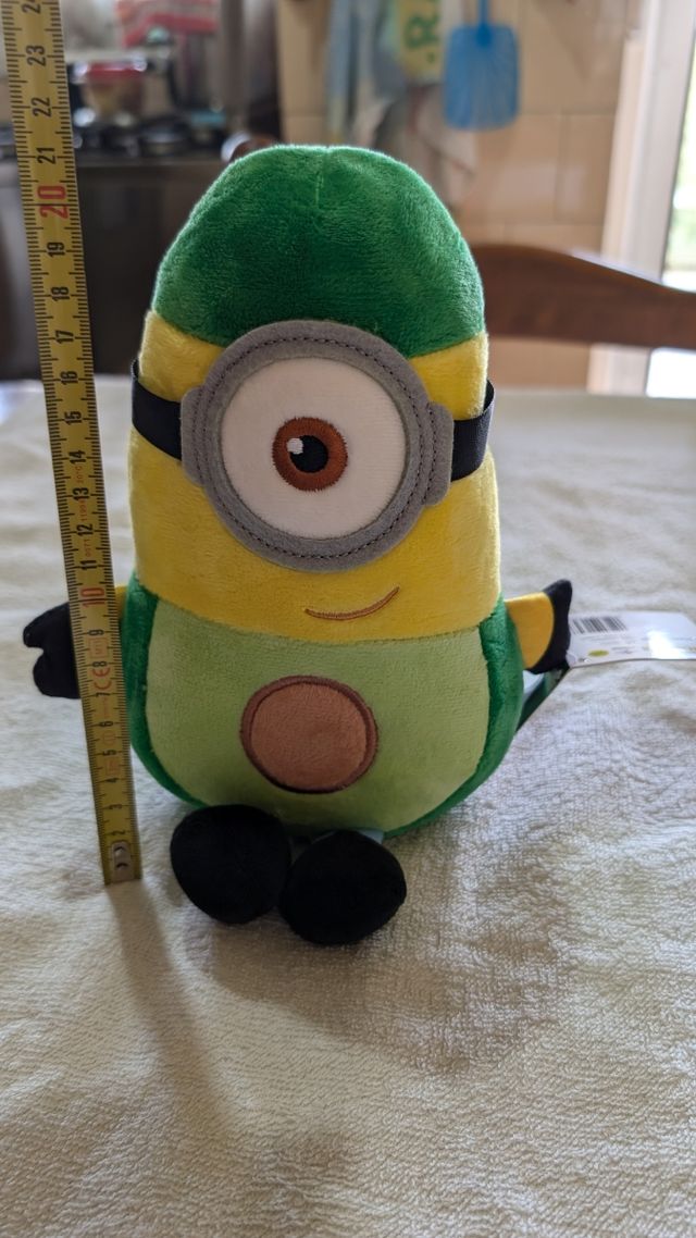Minions peluche Avocado Stuart, Altezza 20 cm.
