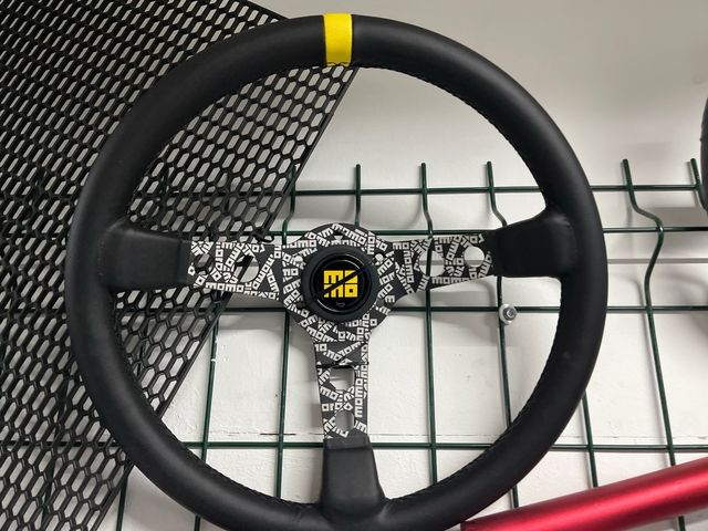 Volante desportivo offset tipo momo-roxo