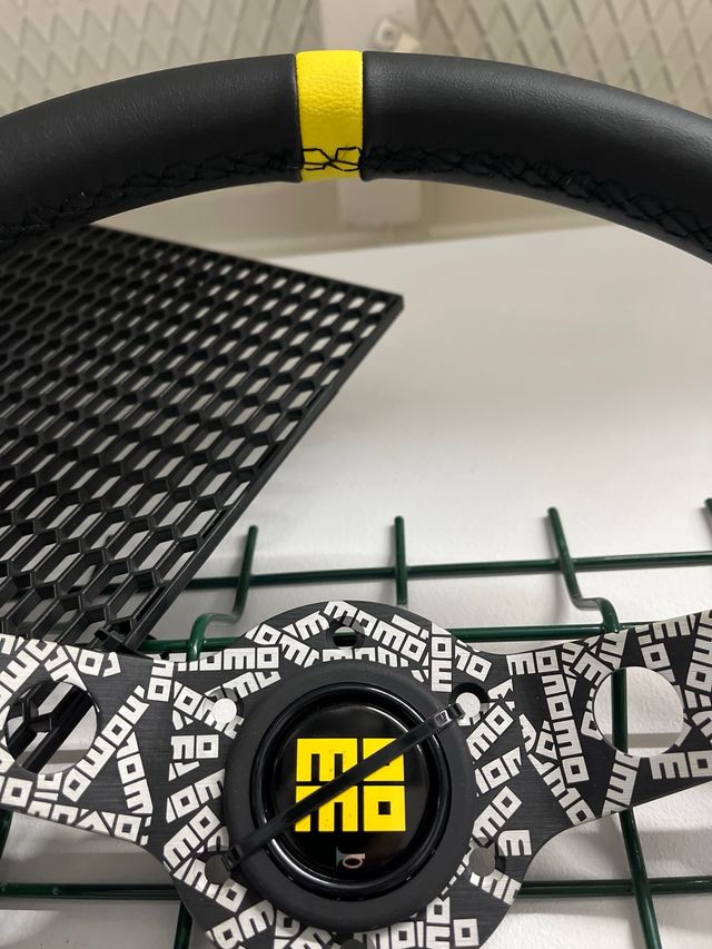 Volante desportivo offset tipo momo-roxo