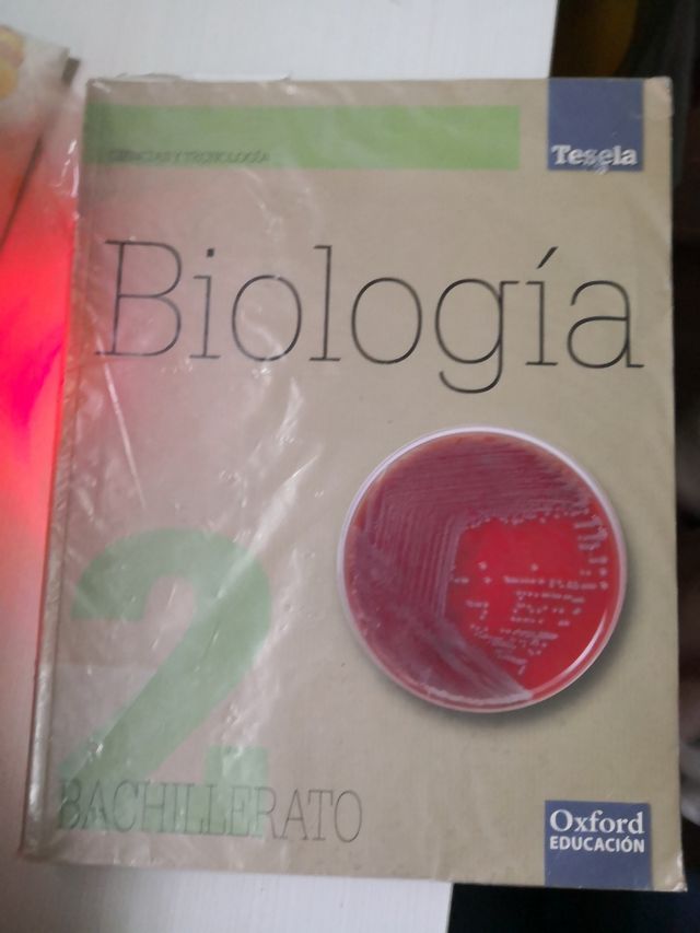 Libro biología 2 bachillerato Oxford