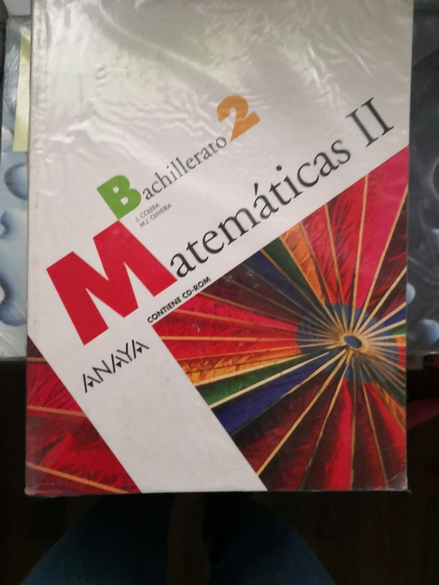 Libro matemáticas 2 bachillerato