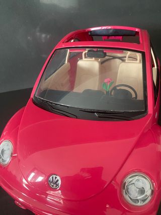 Coche barbie rosa