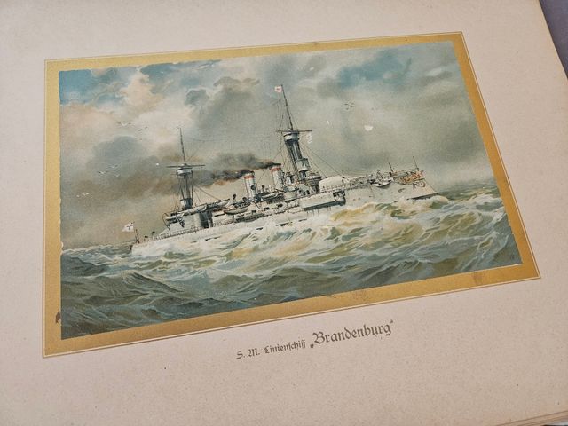 Cuadro+ 15 Laminas litografías 1GM.