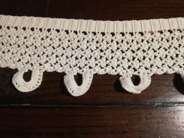 Bordura uncinetto cm 325x9