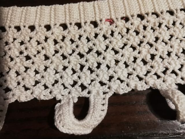 Bordura uncinetto cm 325x9