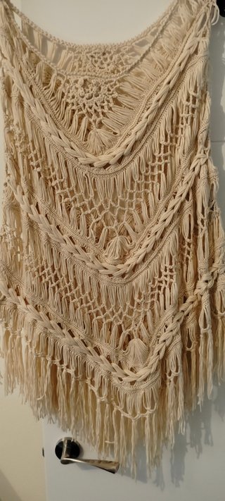 Poncho beige