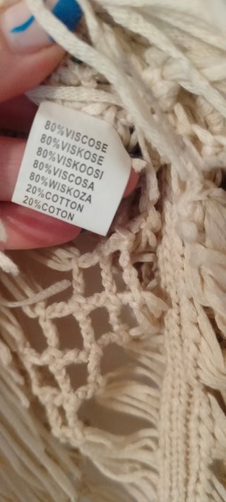 Poncho beige