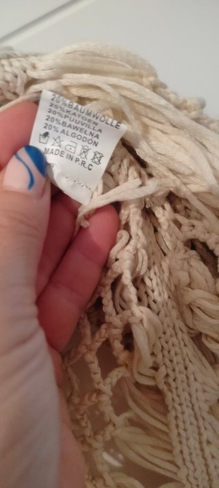 Poncho beige