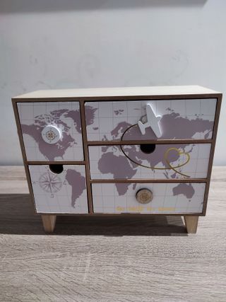 Mini cajonera de madera