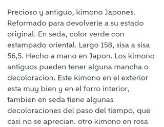 Kimono japonés 