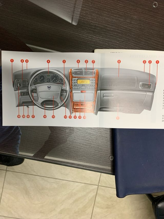 LIBRETTO USO E MANUTENZIONE LANCIA K COME NUOVO