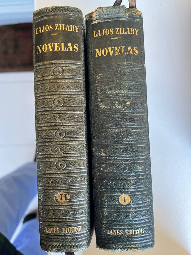 Libros antigüos en piel