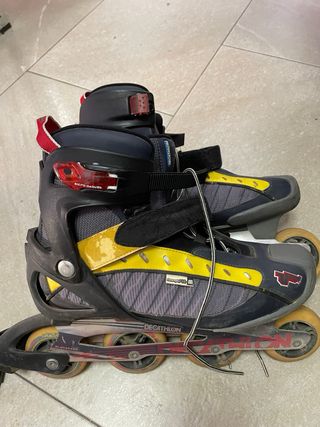 patines decathlon adulto semi rígido 44,5 y bolsa