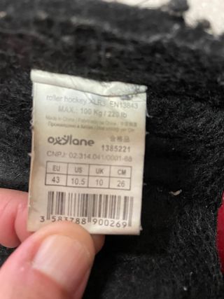 Patines hockey 43 oxelo