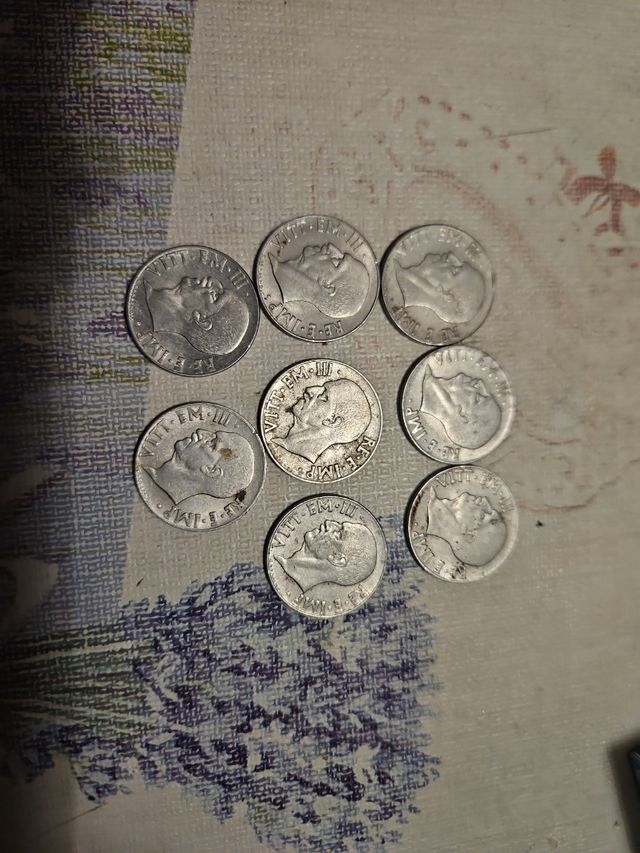 14 monete lire italia anni  1940-43