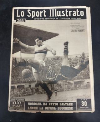 Lo sport illustrato Milan Lucchese