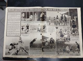 Lo sport illustrato Milan Lucchese