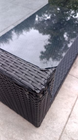 Mesa de jardín.