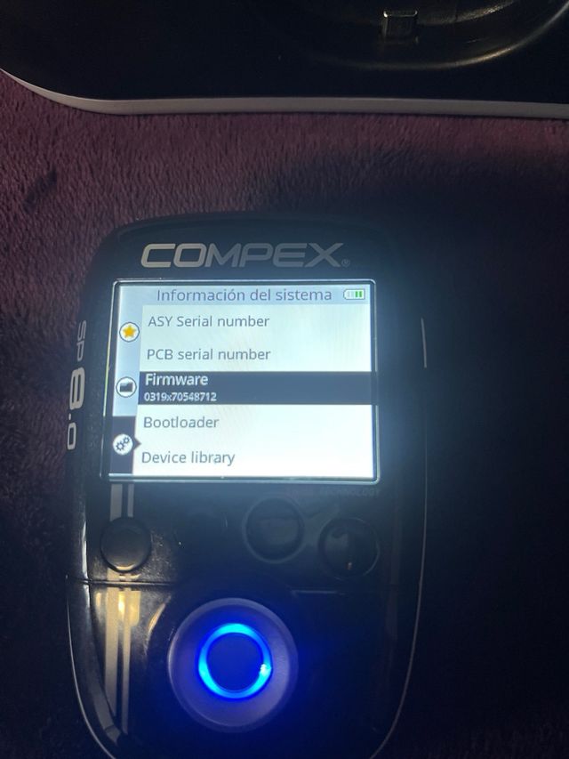 Electroestimulador corporal COMPEX SP 8.0