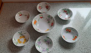 Juego de bols decorados